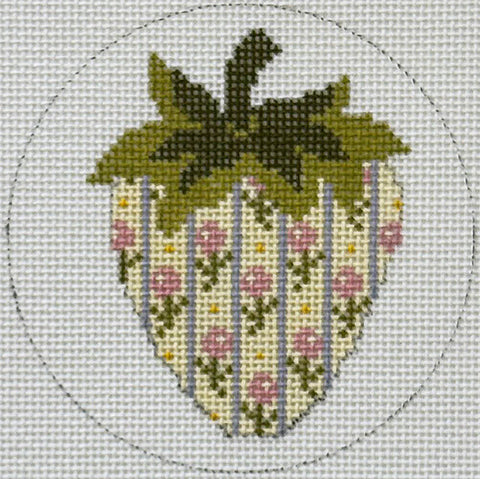 Strawberries - Pink Flowers/Yellow (PLD Designs)
