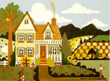 Cream Farm House