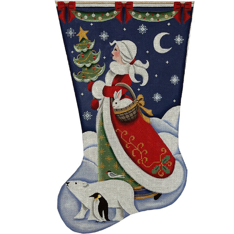 Mrs. Claus Stocking - 18M (Rebecca Wood)