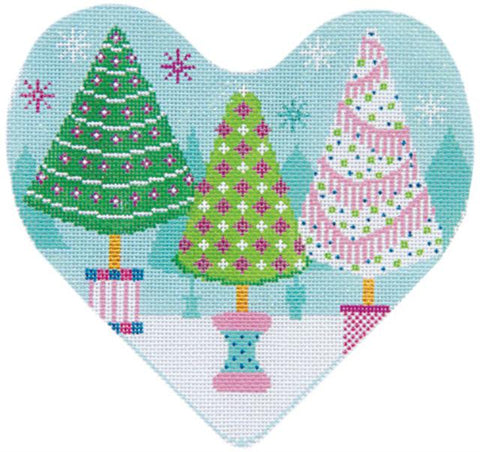 Tree Trio (Heart Shape)