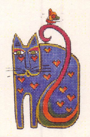Cats with Hearts and Butterfly