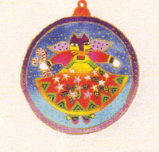 Cat Angel Ornament