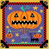 Pumpkin Head Girl
