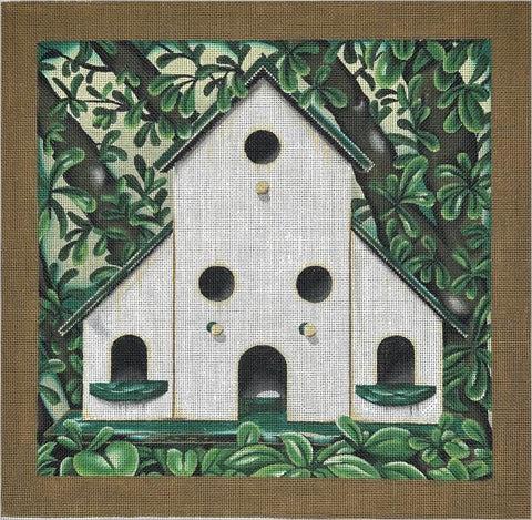 Birdhouse Pillow (Melissa Shirley)