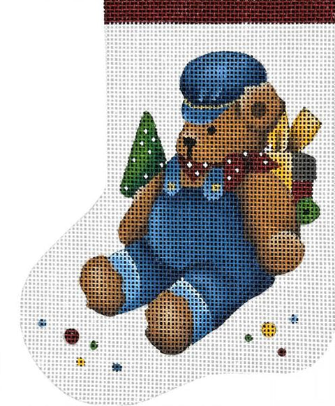 Engineer Bear Mini-Sock (Melissa Shirley)