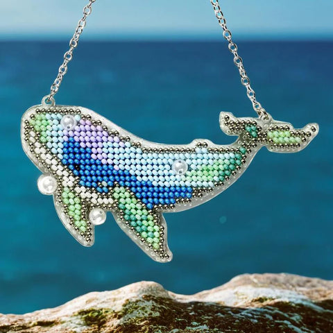 Bead Embroidery Kit - Whale (Wonderland Crafts)