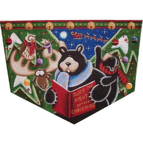 Bear's Night Before Christmas Cuff  (18ct)