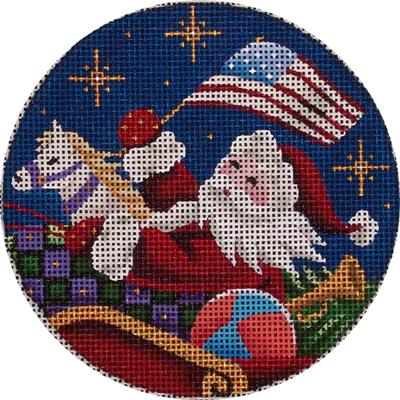 Patriotic Santa 