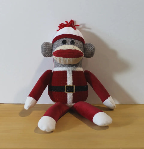 Sock Monkey - Santa (Sew Much Fun)