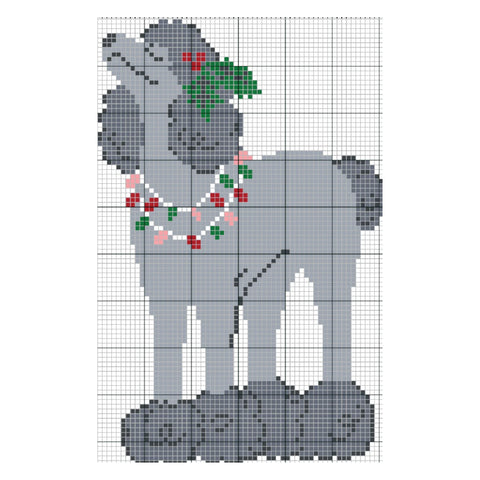Fancy Poodle (Stitchtent)
