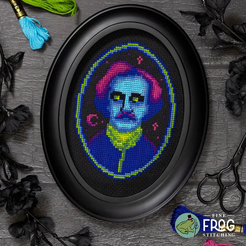 Edgar Allan Glow (Fine Frog Stitching)