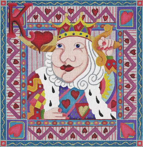 King of Hearts Pillow (Melissa Shirley)