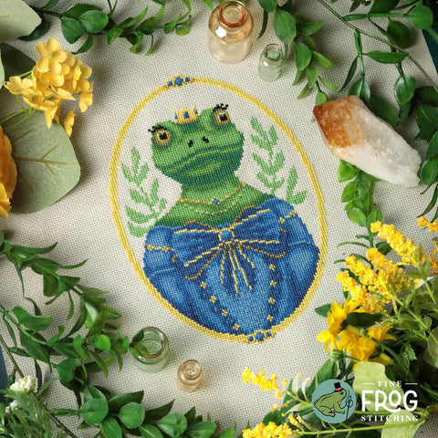 Princess Pondworthy (Fine Frog Stitching)