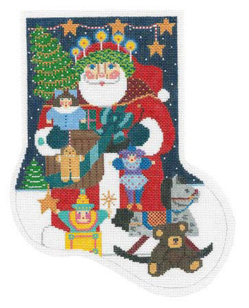 Santa's Toys Midi Sock