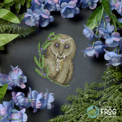 Owl Key Keeper (Fine Frog Stitching)