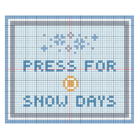 Press for Snow Days (Stitchtent)
