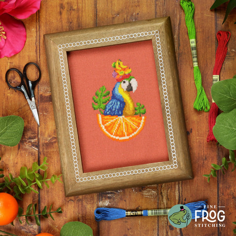 Fruit Hat Señorita (Fine Frog Stitching)