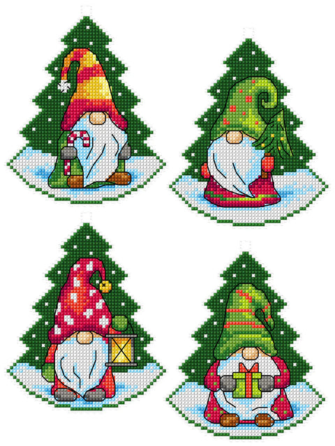 Gnomes in Christmas Trees (Crafting Spark)