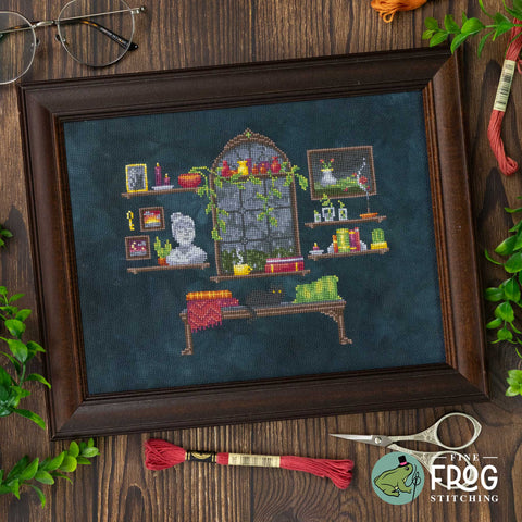 Plants and Petrichor (Fine Frog Stitching)