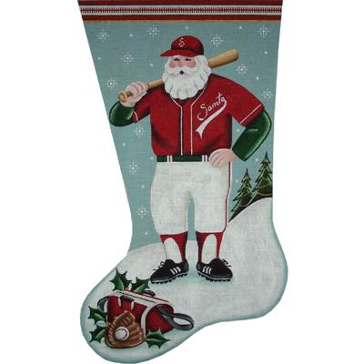 Baseball Santa Stocking - 18ct
