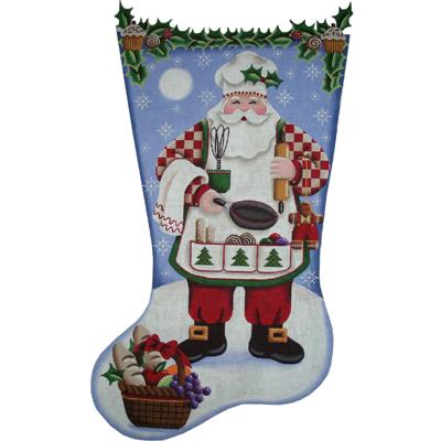 Cooking Santa Stocking - 18ct