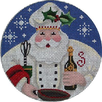 Chef Santa Ornament
