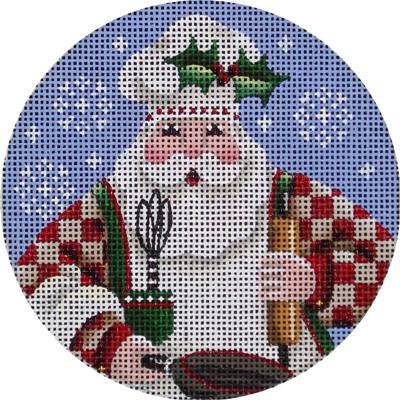 Cooking Santa Ornament