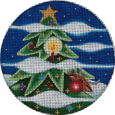 Foggy Tree Ornament