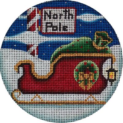 Santa's Sleigh Ornament