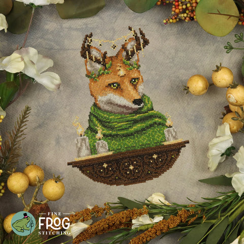 Fireside Fox (Fine Frog Stitching)