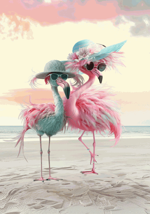 Flamingo Floss Drops (The Mindful Needle)