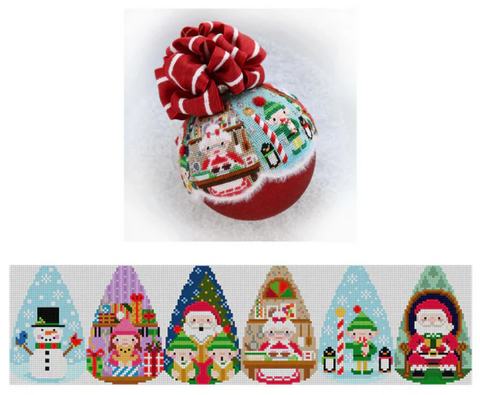 Ornament Topper - Santas Workshop (Pepperberry Deisgns)