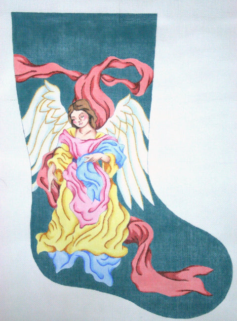 Neapolitan Angel Christmas Stocking (Colonial Needle)