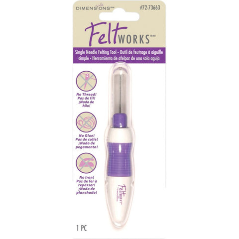 Single Needle Felting Tool (Dimensions)