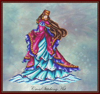 Anastasia (Cross Stitching Art)