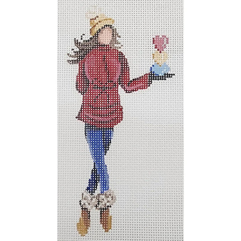 Red Jacket w/Hearts (Rose Hill Designs)