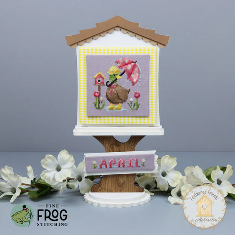Feathered Friends: April (Fine Frog Stitching)