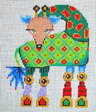 Ornament - Bright Giraffe (Patti Mann)