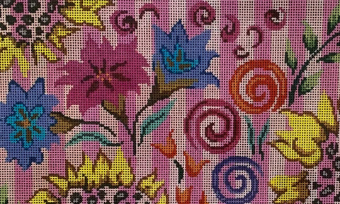 Clutch Purse - Stripe (Patti Mann)