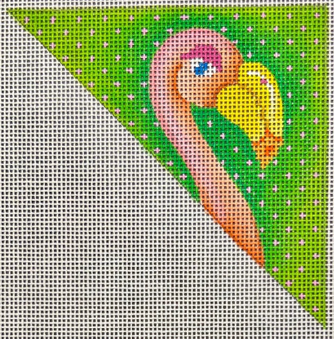 Bookmark Triangle - Flamingo (Patti Mann)