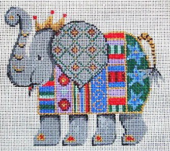 Ornament - Bright Elephant (Patti Mann)