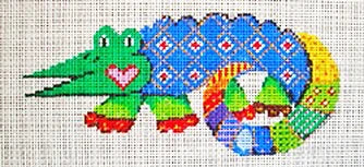 Ornament - Bright Alligator (Patti Mann)