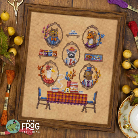 Twigs and Tea (Fine Frog Stitching)