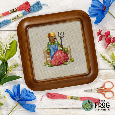 Strawberry Farmer (Fine Frog Stitching)
