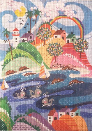 Sea Coast Scene