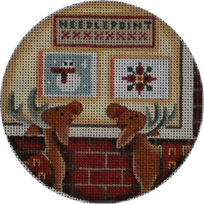 Needlepoint Reindeer