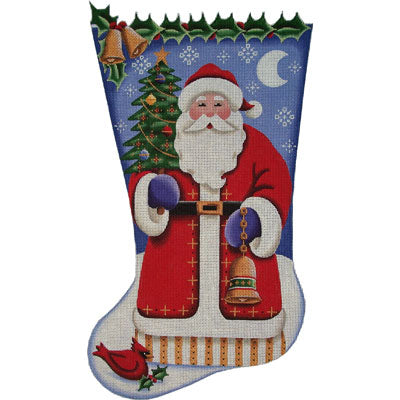 Tree Santa Stocking - 18ct