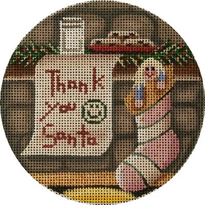 Thank You Santa Girl Ornament