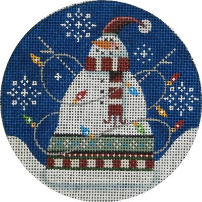 Glitzy Snowman Ornament