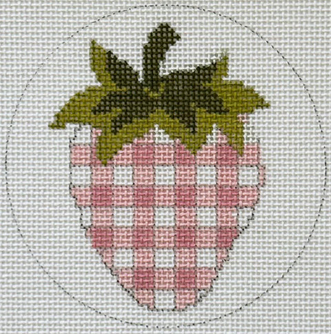Strawberries - Pink Checks (PLD Designs)